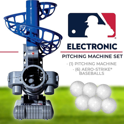 Franklin Sports MLB Electronic Baseball Pitching Machine Adjustable Height