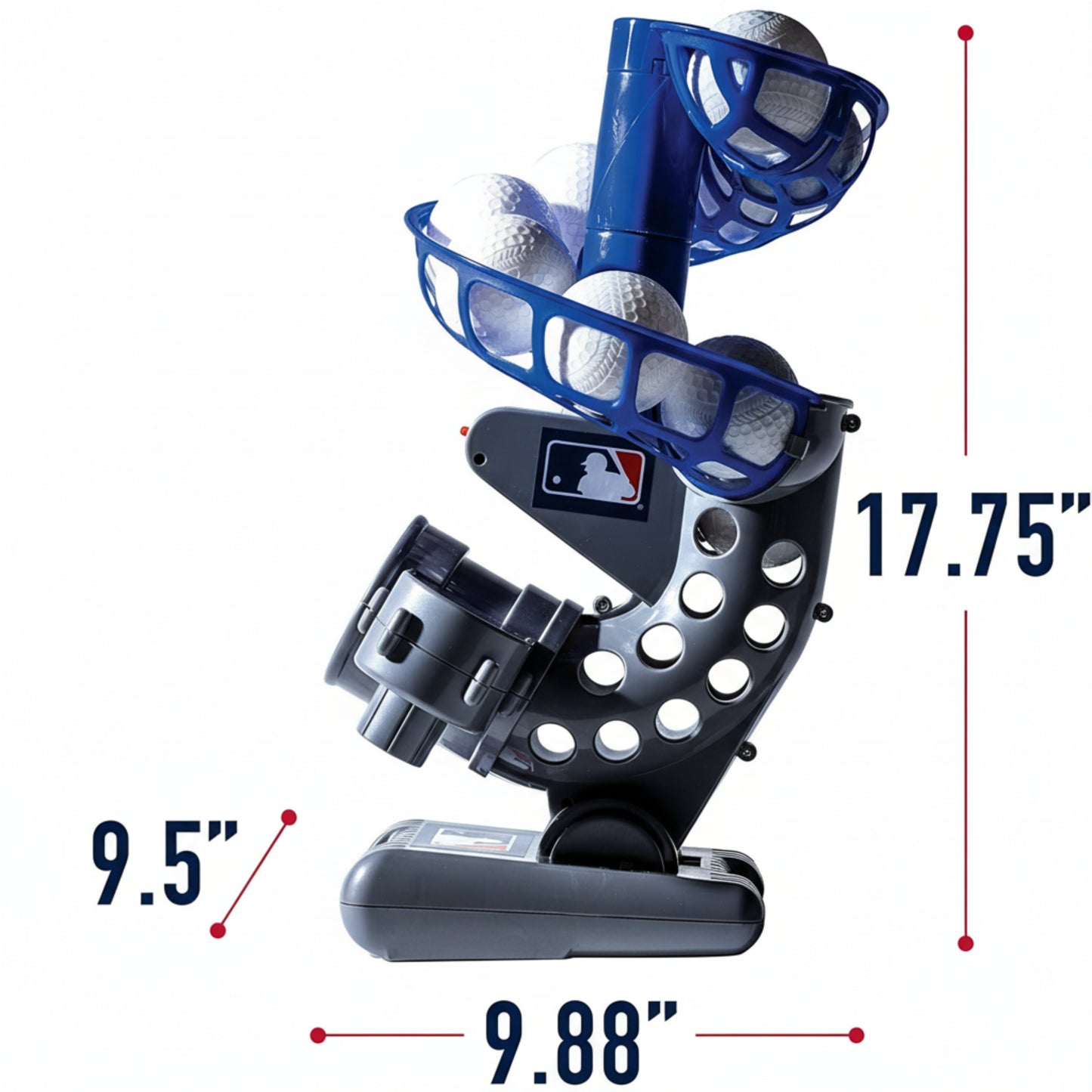 Franklin Sports MLB Electronic Baseball Pitching Machine Adjustable Height
